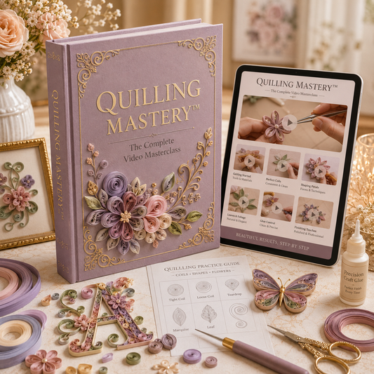 INTRODUCING: QUILLING MASTERY™ - The Complete Video Masterclass