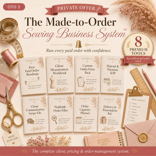 The Made-to-Order Sewing Business System™