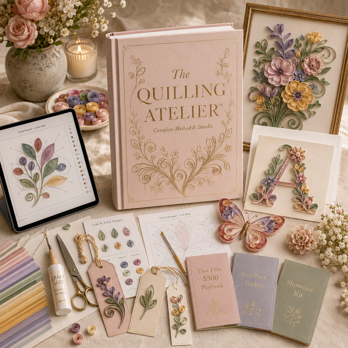 The Quilling Atelier™ + 3 PREMIUM GIFTS 🎁
