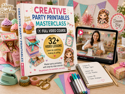 Party Printables Masterclass