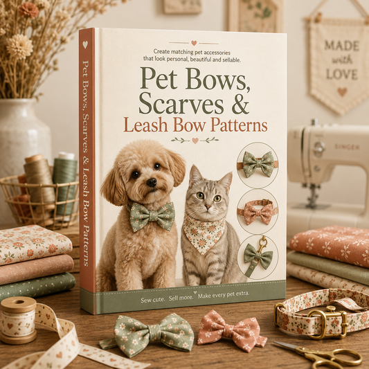 Pet Bows, Scarves & Leash Bow Patterns