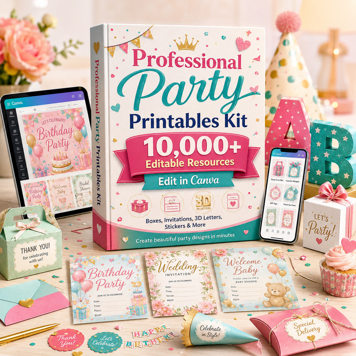 The Complete Party Printables Kit